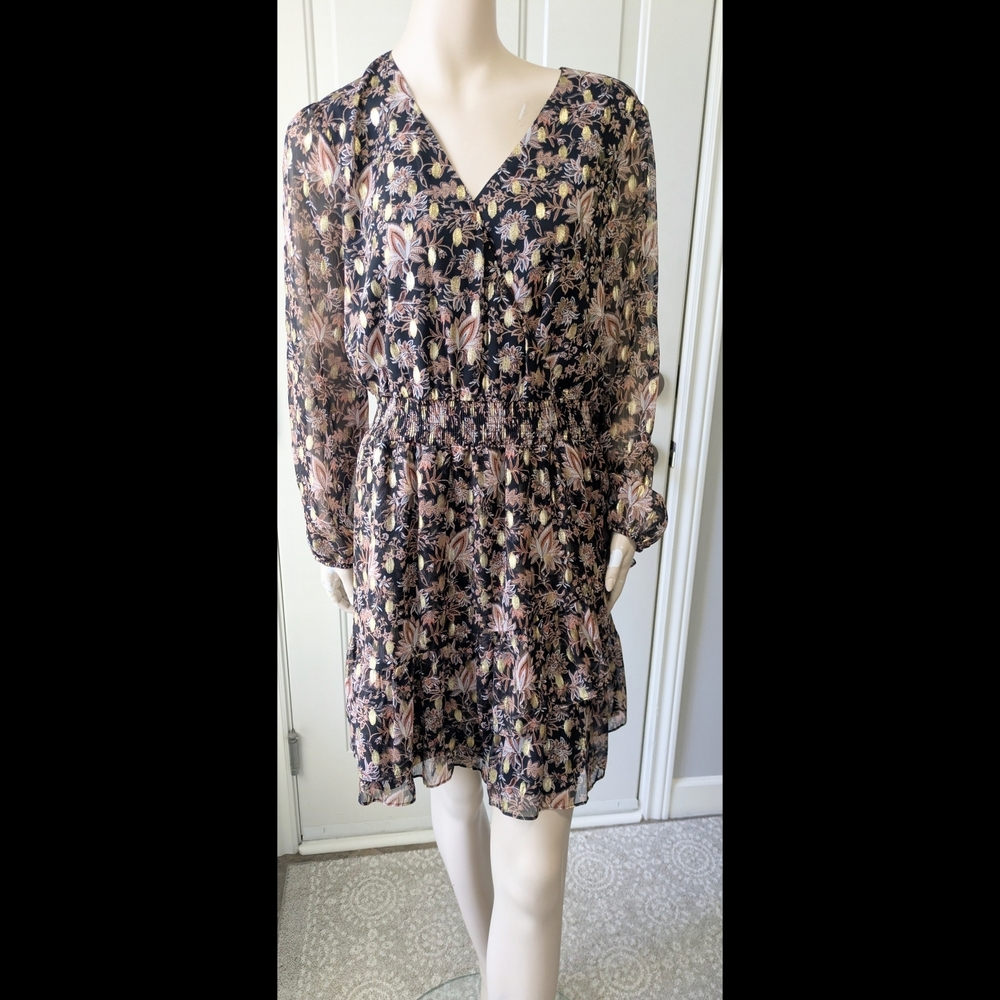 INC International Concepts Black & Gold Dress